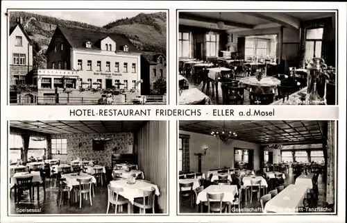 Ak Eller Rheinland Pfalz, Hotel Restaurant Friderichs, Innenansichten