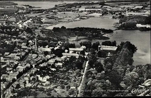 Ak Eutin in Ostholstein, Fliegeraufnahme