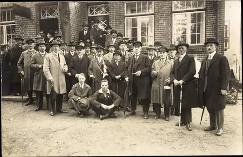 Foto Ak Kiekut Großhansdorf Schleswig Holstein, Herrentour Himmelfahrt 1928 nach Hoisdorf, Lütjensee