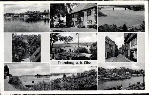 Ak Lauenburg an der Elbe, Teilansichten