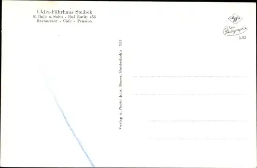 Ak Sielbeck Eutin in Ostholstein, Uklei Fährhaus, Uferpartie