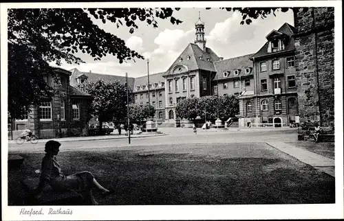 Ak Herford in Nordrhein Westfalen, Rathaus