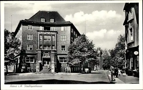 Ak Herne im Ruhrgebiet, Stadtsparkasse