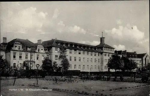 Ak Herten bei Recklinghausen, St. Elisabeth-Hospital