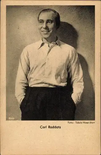 Ak Schauspieler Carl Raddatz, Portrait, Ross Verlag