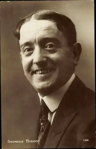 Ak Schauspieler Georges Biscot, Portrait