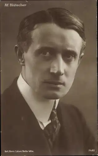 Ak Schauspieler Alf Blütecher, Portrait