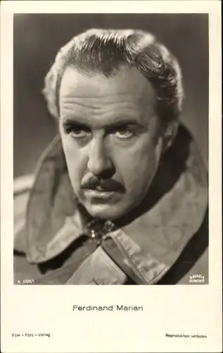 Ak Schauspieler Ferdinand Marian, Portrait