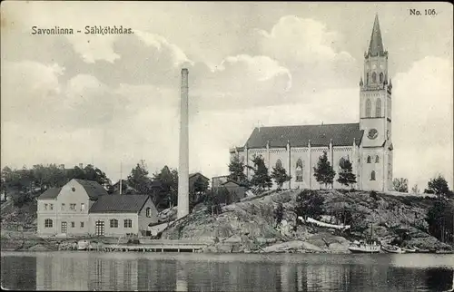 Ak Savonlinna Finnland, Sähkötehdas, Kirche