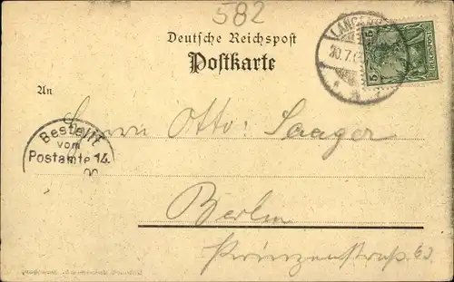 Ak Bad Langensalza in Thüringen, Markt