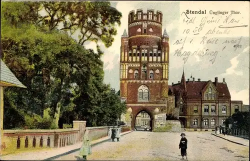 Ak Stendal in der Altmark, Ünglinger Tor