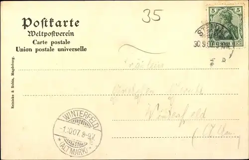 Ak Stendal in der Altmark, Ünglinger Tor