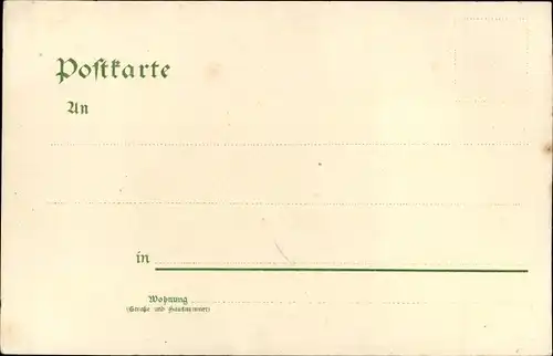 Litho Schaumburg Lippische Landestrachten, Familie