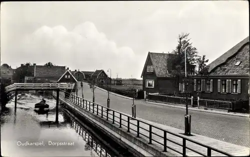 Ak Oudkarspel Nordholland, Dorpsstraat