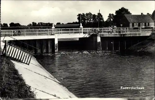 Ak Radewijk Overijssel, Beek, Brücke, Fluss