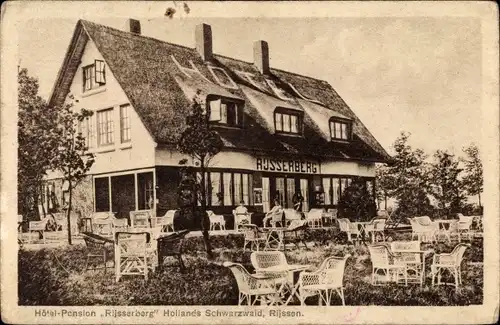 Ak Rijssen Overijssel Niederlande, Hotel Pension Rijsserberg, Hollands Schwarzwald