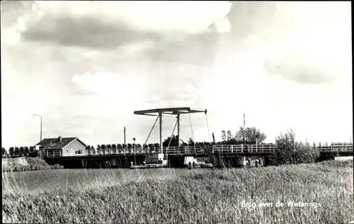 Ak Wetering Overijssel, Brug, Brücke