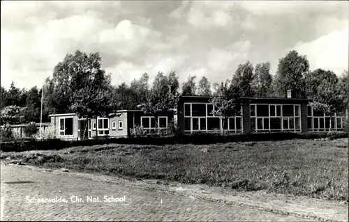 Ak Scheerwolde Overijssel Niederlande, Chr. Nat. School