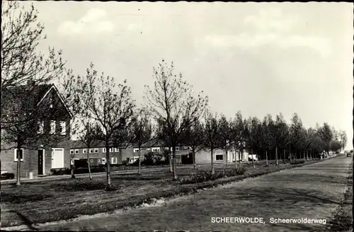 Ak Scheerwolde Overijssel Niederlande, Scheerwolderweg