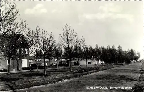 Ak Scheerwolde Overijssel Niederlande, Scheerwolderweg