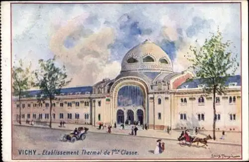 Künstler Ak Vichy Allier, Etablissement Thermal