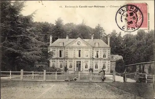 Ak Condé sur Noireau Calvados, Le Chateau