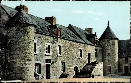 Ak Réville Manche, Vieux Manoir du Houguet