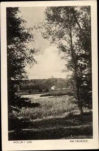 Ak Mölln im Herzogtum Lauenburg, Am Hegesee