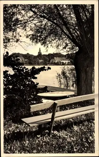 Foto Ak Mirow Mecklenburgische Seenplatte, Seepartie