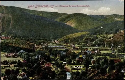 Ak Bad Blankenburg in Thüringen,  Detailansicht
