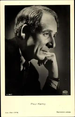 Ak Schauspieler Paul Kemp, Portrait, seitliches Profil