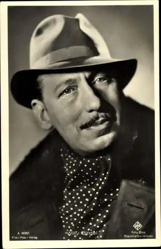 Ak Schauspieler Willy Birgel, Portrait, Hut