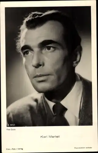 Ak Schauspieler Karl Martell, Portrait