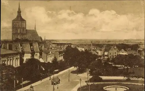 Ak Hansestadt Rostock, Neue Wallstraße