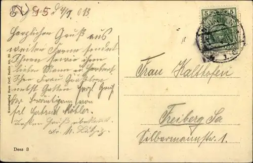 Ak Berlin Treptow, Spree-Garten-Treptow, Gartenfront des Saalgebäudes