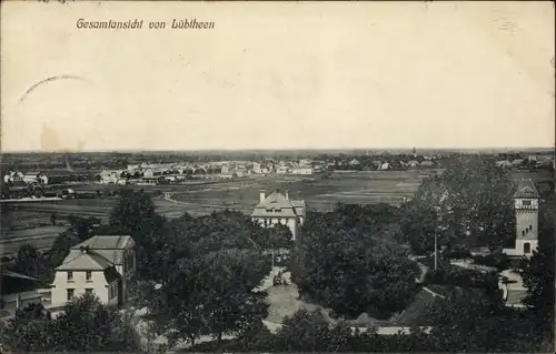 Ak Lübtheen in Mecklenburg, Gesamtansicht