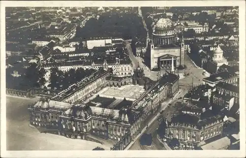 Ak Potsdam in Brandenburg, Stadtschloss, Fliegeraufnahme