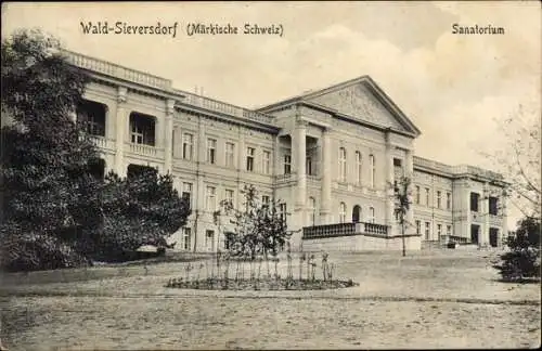 Ak Waldsieversdorf in Brandenburg, Sanatorium