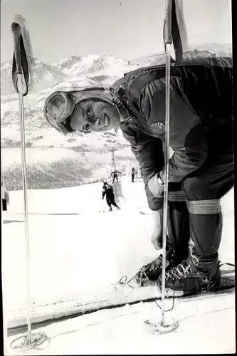 Foto Wintersport, Skiläuferin Madeleine Berthod, Schweiz
