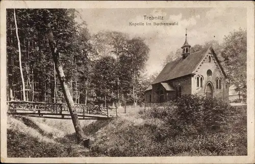 Ak Trzebnica Trebnitz Schlesien, Kapelle im Buchenwald