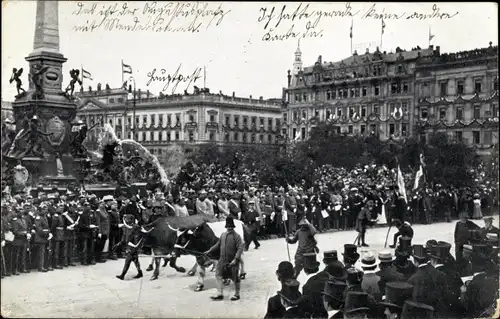 Ak Leipzig in Sachsen, Historischer Festzug