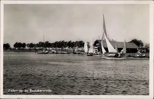 Ak Overijssel Niederlande, Zeilen op de Beulakerwiede