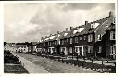 Ak Steenwijk Steenwijkerland Overijssel, Rembrandstraat