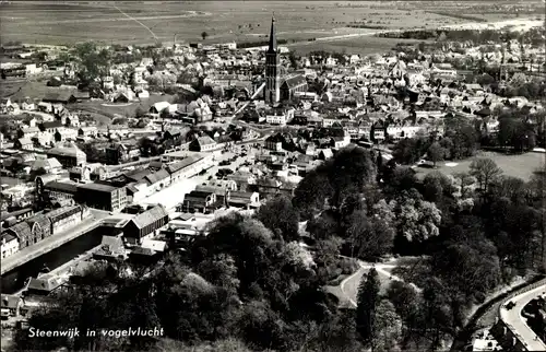 Ak Steenwijk Overijssel, Fliegeraufnahme, In Vogelvlucht