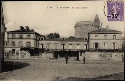 Ak Saumur Maine et Loire, La Gendarmerie