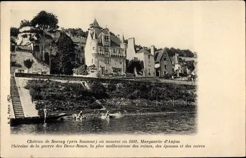 Ak Saumur Maine et Loire, Chateau de Souzay