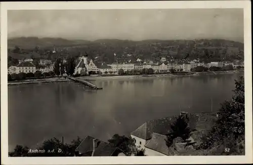 Ak Aschach an der Donau Oberösterreich, Blick auf den Ort