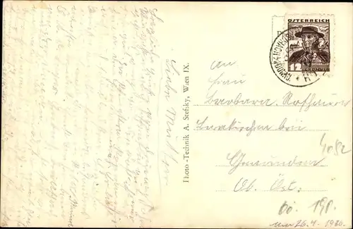 Ak Aschach an der Donau Oberösterreich, Blick auf den Ort