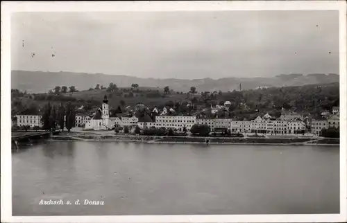 Ak Aschach an der Donau Oberösterreich, Blick auf den Ort