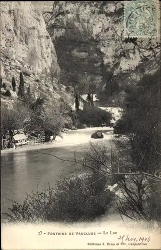 Ak Fontaine de Vaucluse, Le Lac